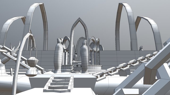 Death's Hourglass 3D Model
