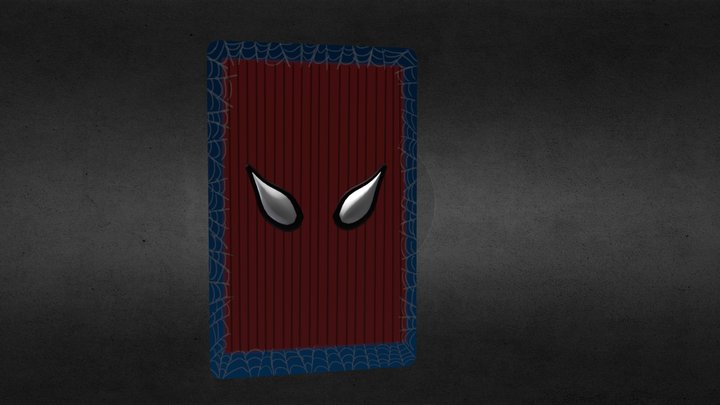 Spiderman Playing Card 3D Model