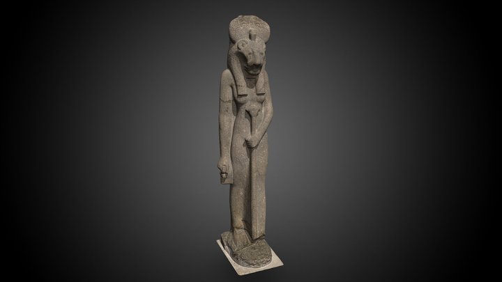 Statue of the Goddess Sekhmet 3D Model
