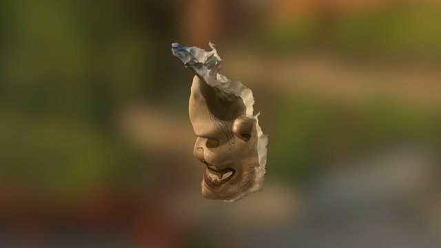 maschera giapponese 3D Model