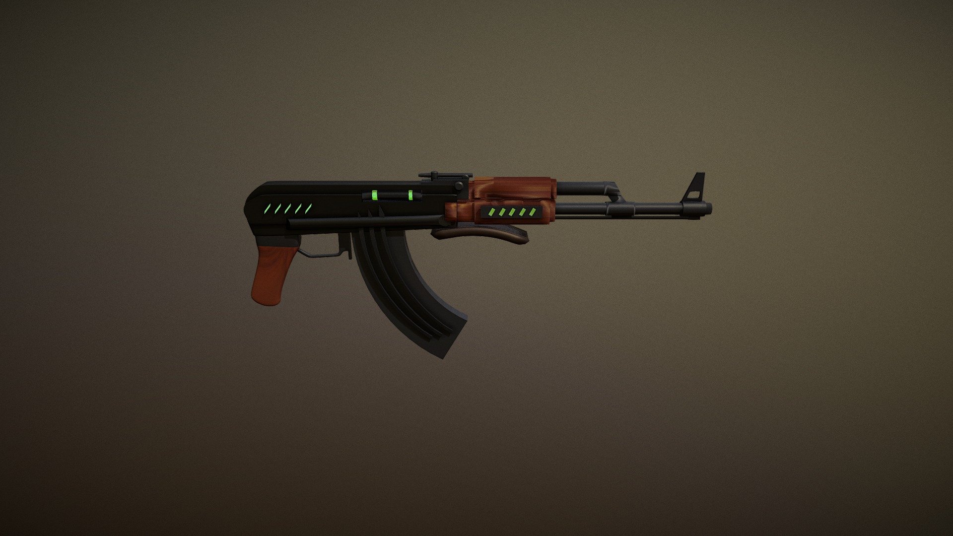 Sci-fi AK47