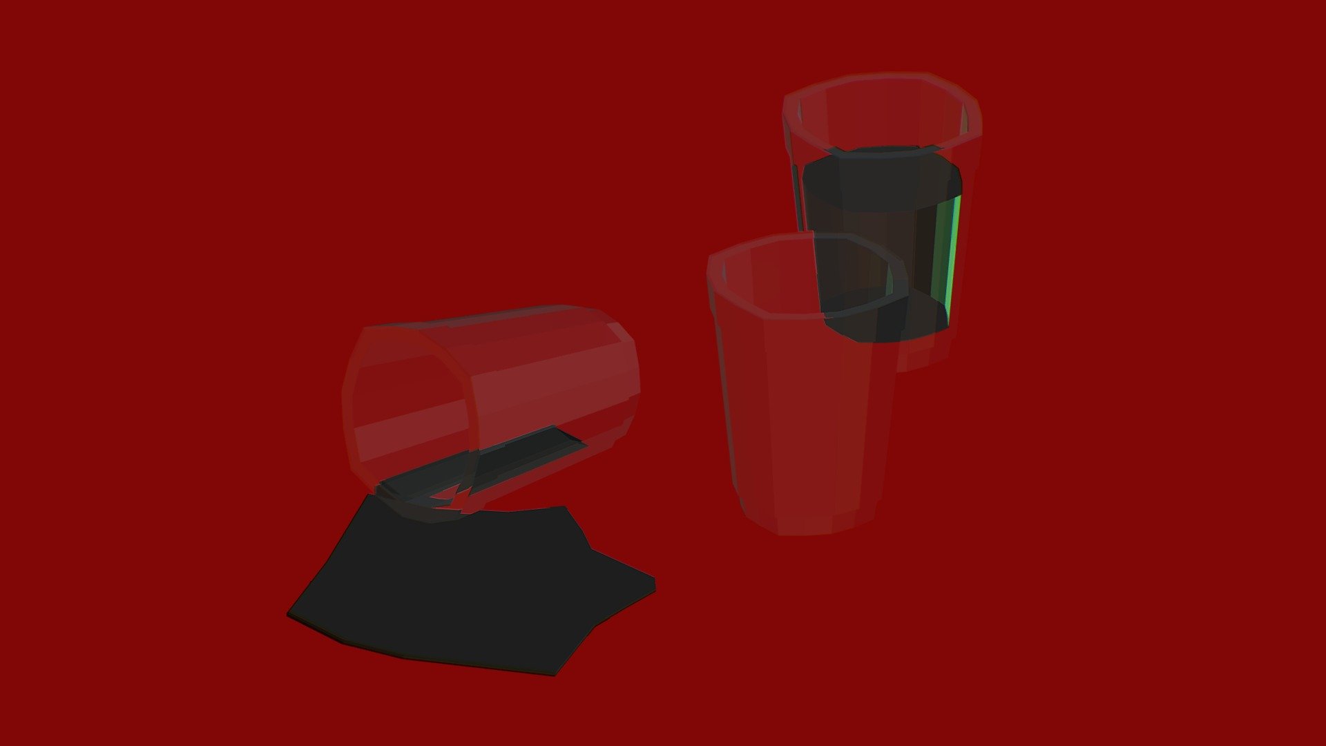 Low Poly Cups