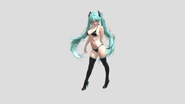 Hatsune Miku 3D Model