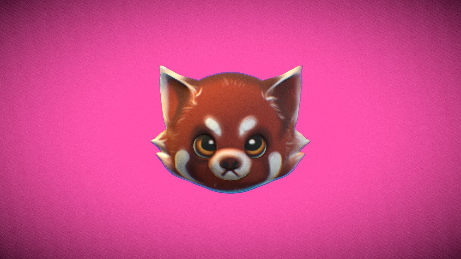 Red Panda Head Speed Sculpt