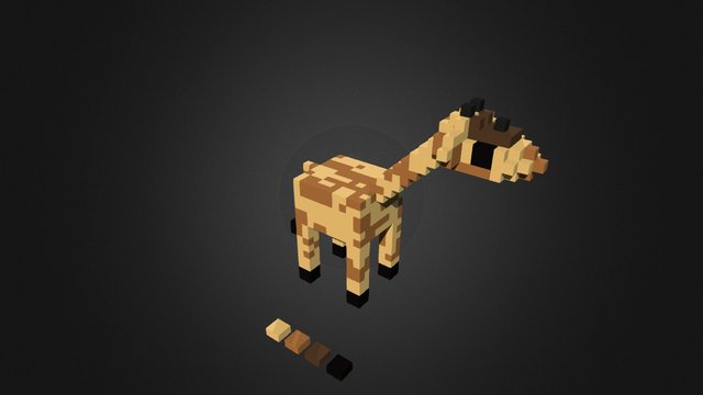 Giraffe By Sam 3D Model