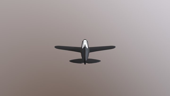 Final Plane 3D Model