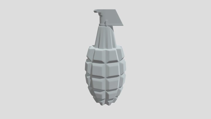 A hand grenade 3D Model