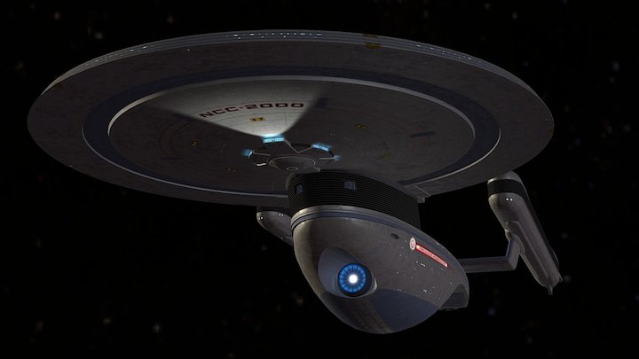 USS Excelsior 3D Model