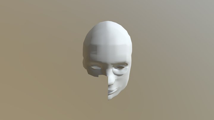 Woman Face Export 3D Model