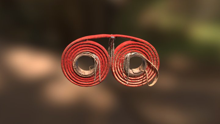 Feather belt Rope, Santa Cruz 3D Model