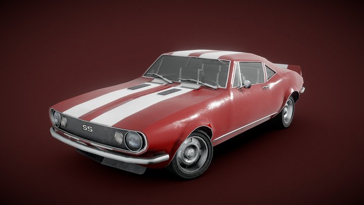 Chevrolet Camaro SS 1967 3D Model