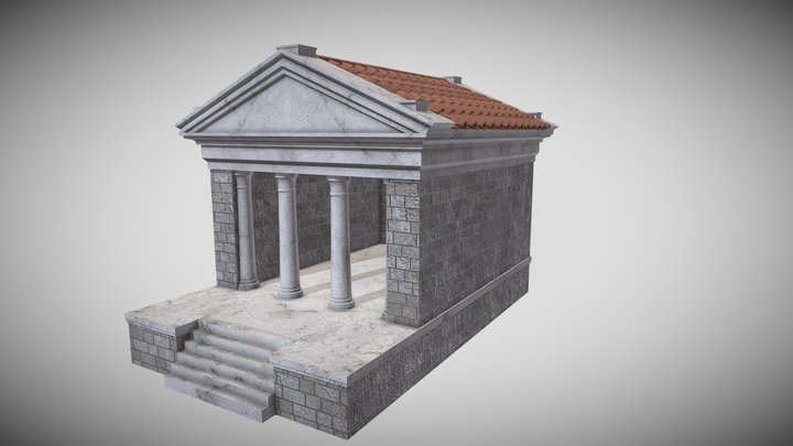 Templo de Mirobriga, segundo Almeida 3D Model