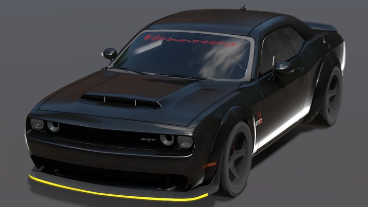 Dodge Demon HPE1200 3D Model