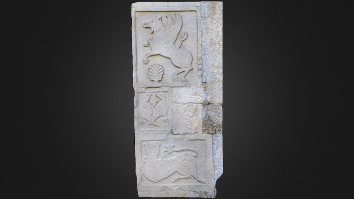 San Giovanni ad Insulam - Stipite Destro 3D Model