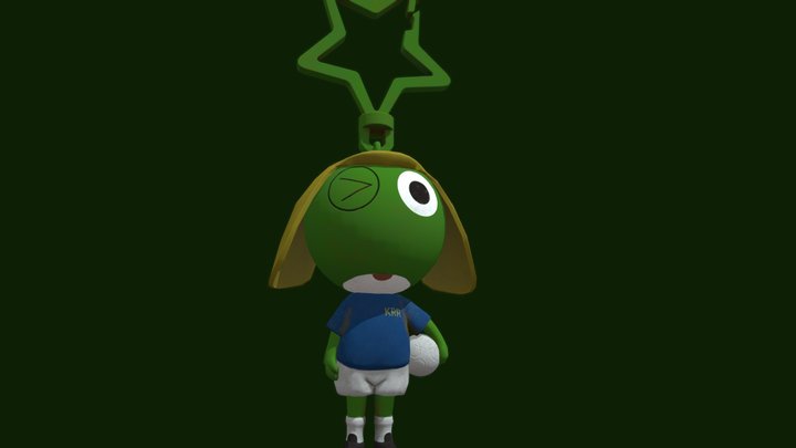 keroro toy low poly 3D Model
