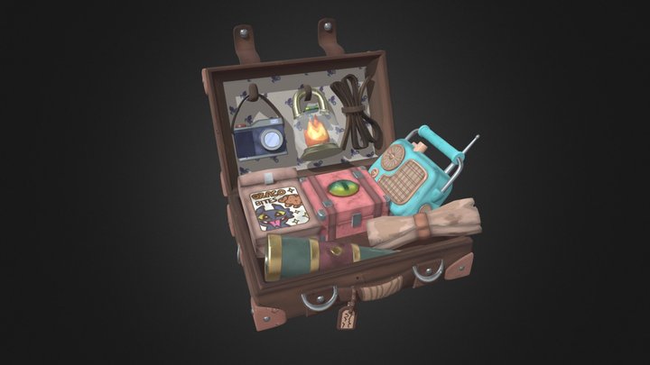 Dragon Expedition - Assistant Secretary Suitcase 3D Model