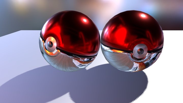 Pokeballs 3D Model