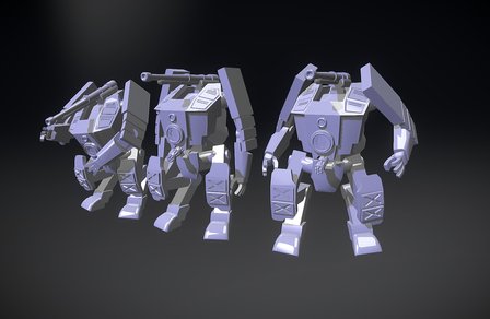 Robot Concept WIP 3D Model