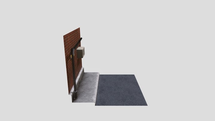 Alley 3D Model
