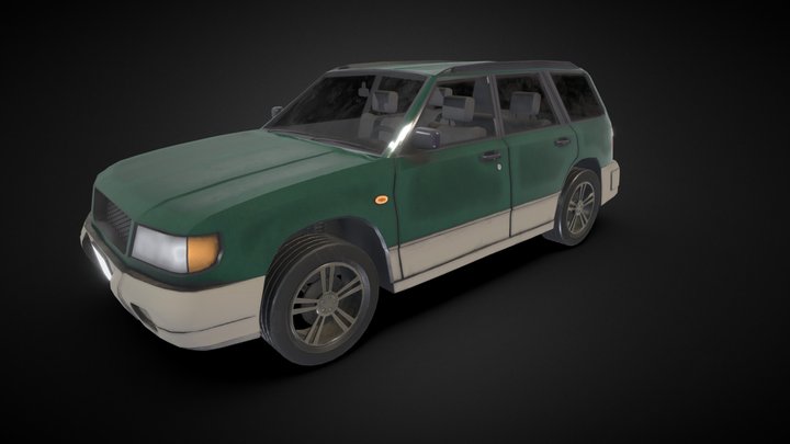 Subaru Forester 1997 3D Model
