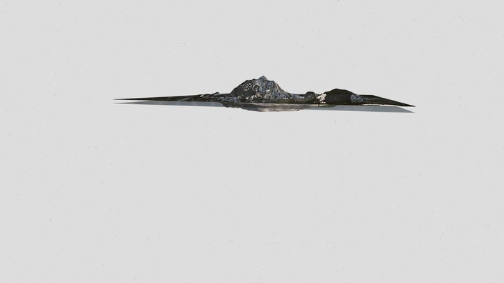 Mountain Lake Terrain – Realistic 3D Landscape