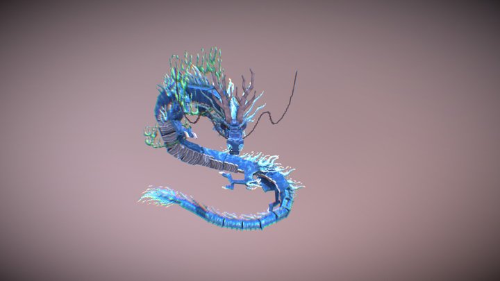 青龙 3D Model