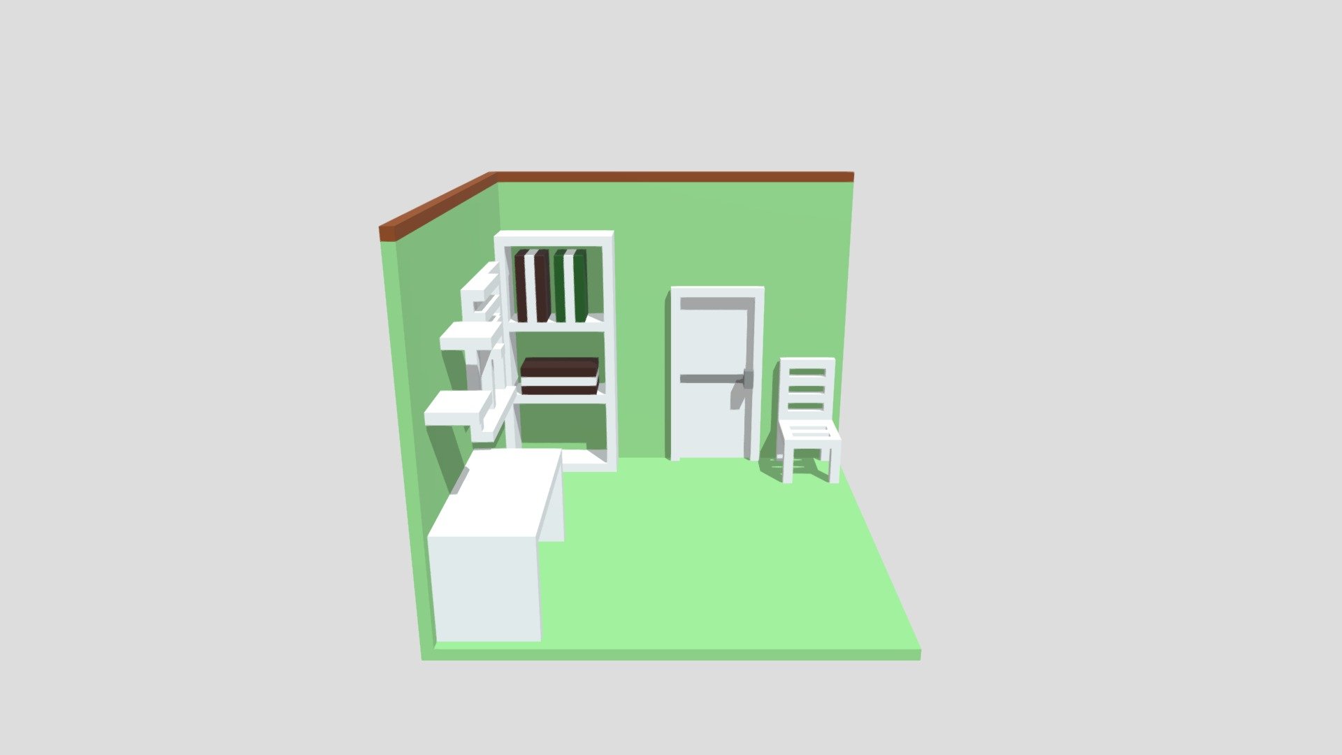 Voxel Room — Sketchfab embed 3D viewer