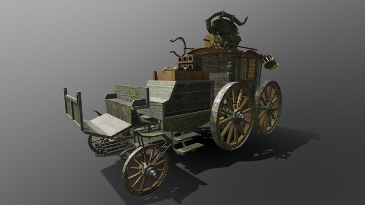 Carriage of the Rat Catcher 3D Model