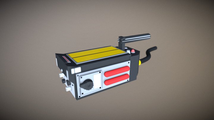Ghost Trap from Ghostbusters Low-Poly