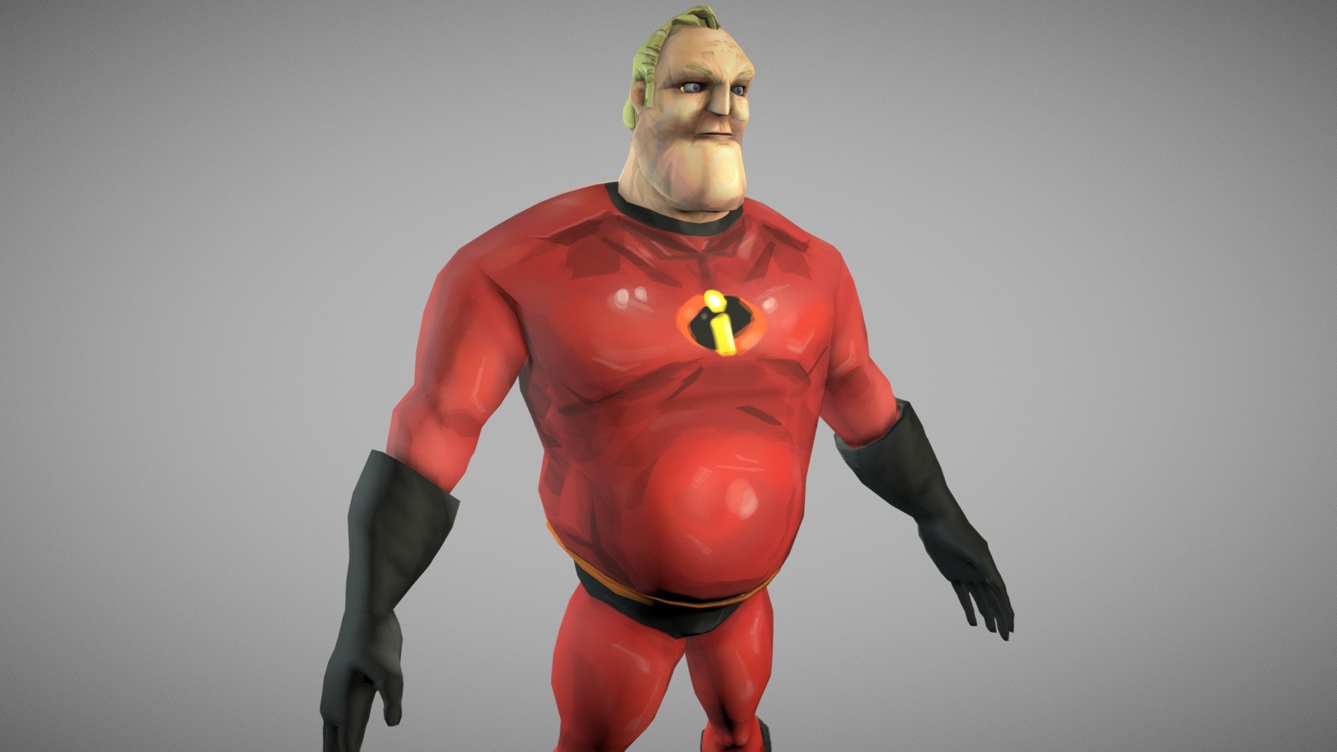 Mr incredible fat costume