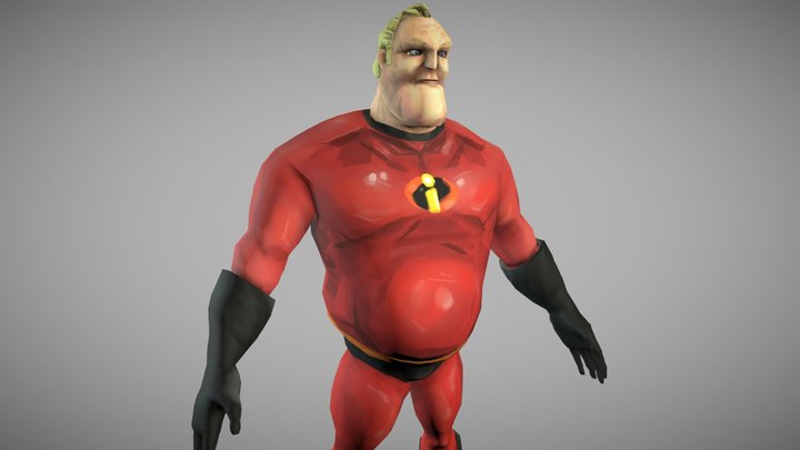 Mr. Incredible 3D Model
