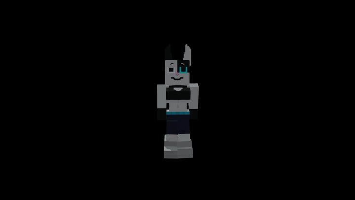 Cat Heracles Minecraft edition 3D Model