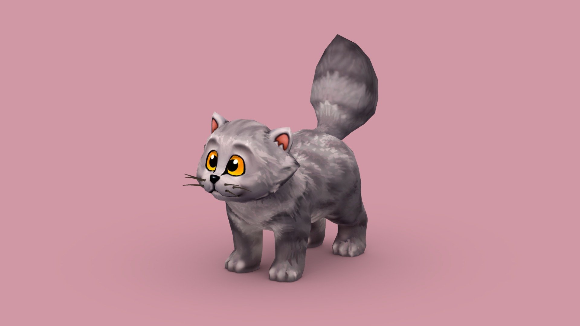 Homescapes Cat 3D model by [24cf657