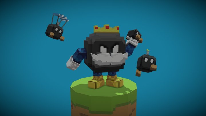 Big Bob-Omb 3D Model