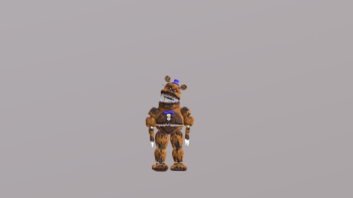 Nightmare fredbear iyan 3d pro 3D Model