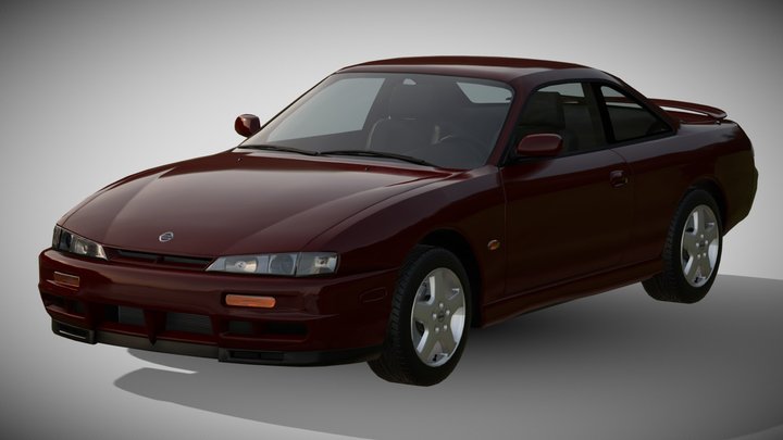 1997 Nissan 200SX (S14) – Free 3D Model STL