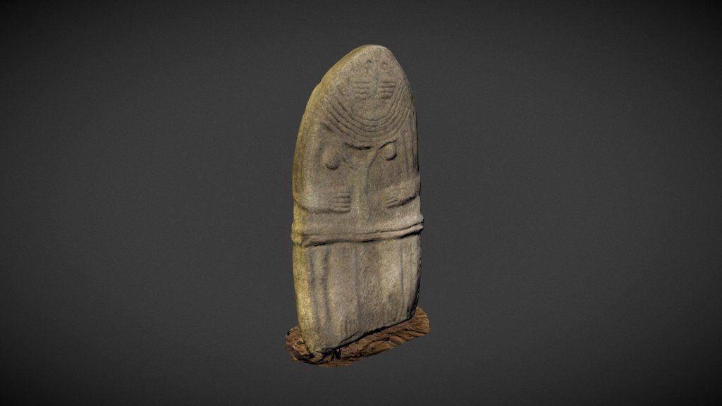 Statue-menhir dite Dame de Saint-Sernin - 3D model by Musee Fenaille ...