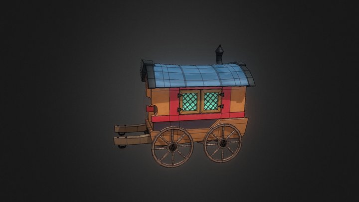 Cart 3D Model