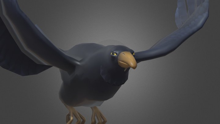 Crow - Hello Neighbor 2 3D Model