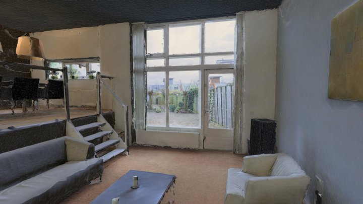 Tuinslak woning in 3D Matterport 3D Model