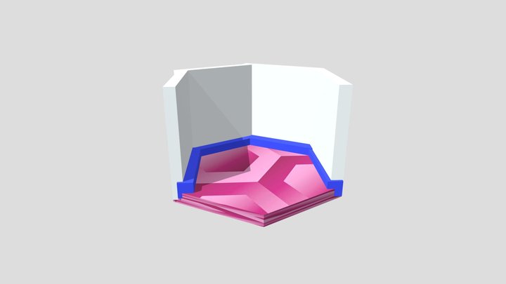 Piattaforma esagonale 3D Model