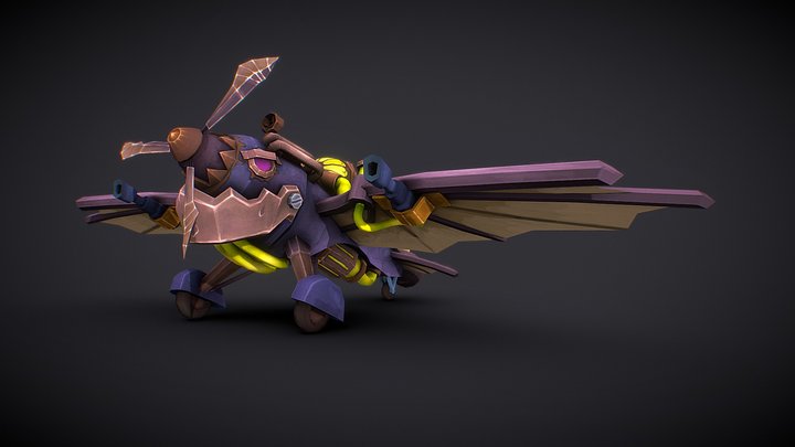 Jinx Winx - Chemtech Glider 3D Model