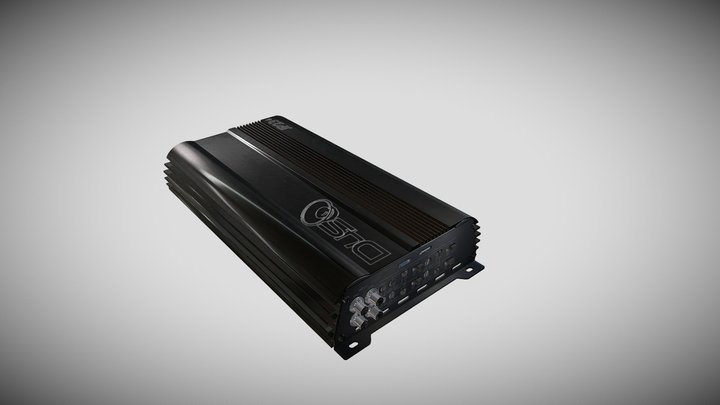 amplifire d4s car audio sound system 3D Model