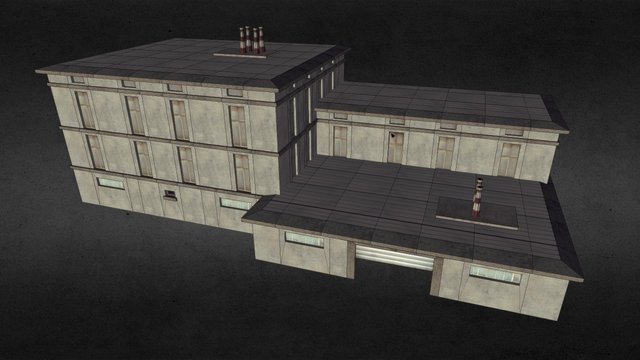 Warehouse - Modular buildings 3D Model