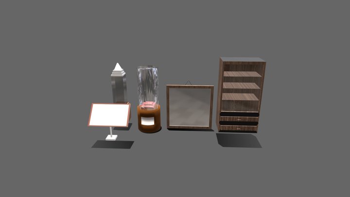 furniture for Museum & House 3D Model