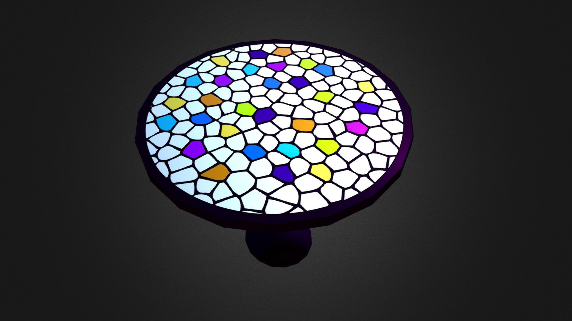 MOSAIC TABLE LOW POLY