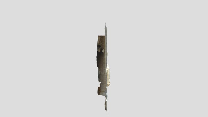 Marble Wall Relief 3D Model