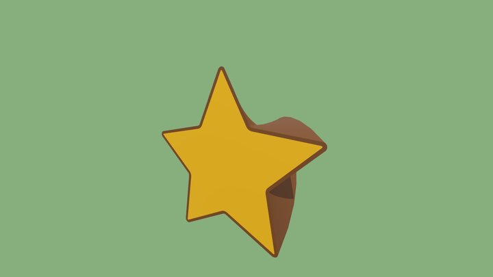 Étoile 3D [Illustrator] 3D Model