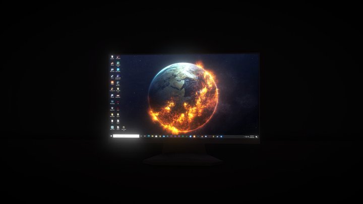 Monitor 3D Model