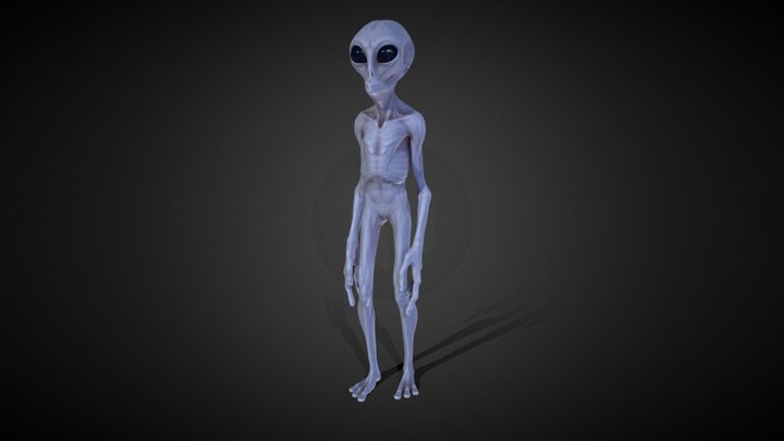 Alien Gray 3D Model